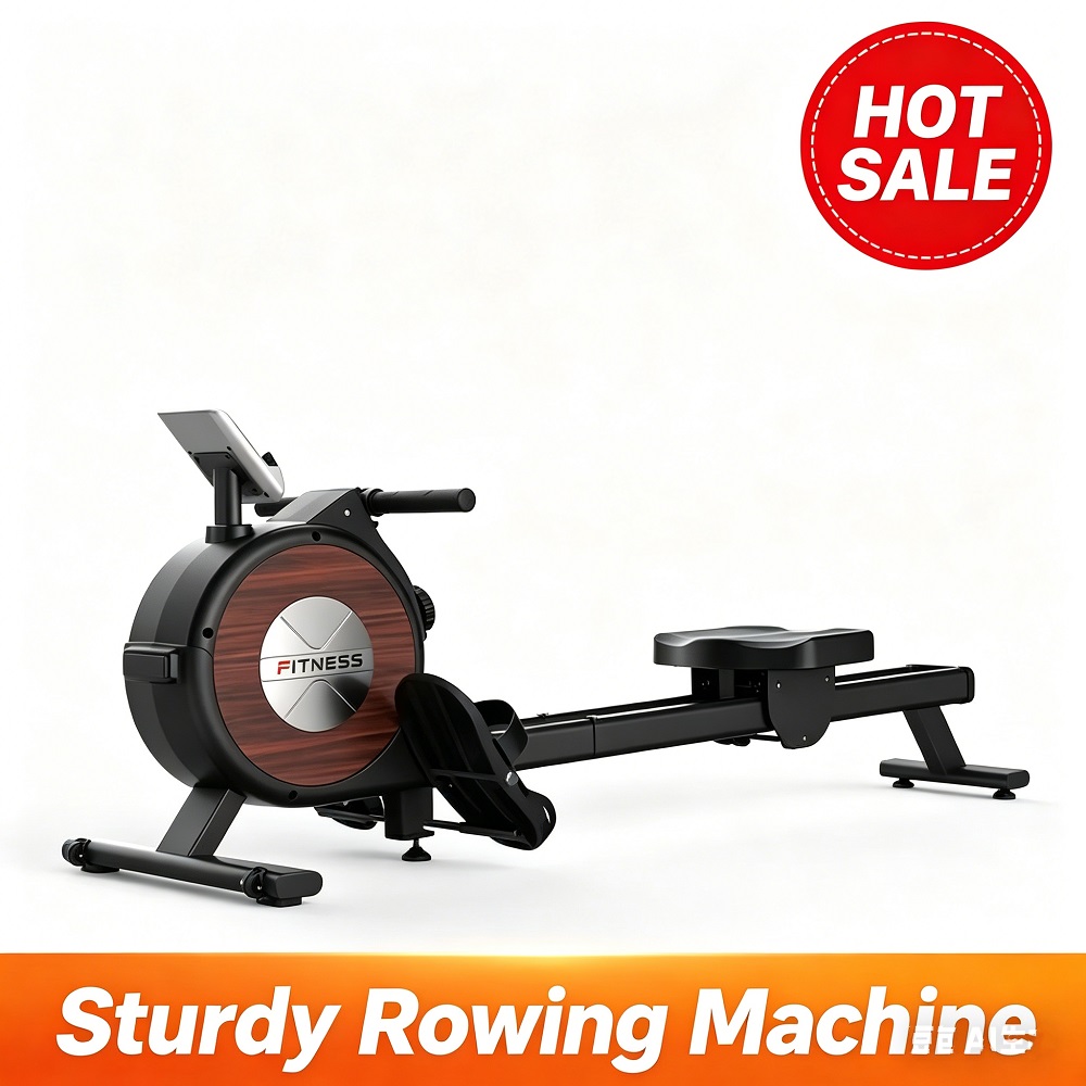 Home Gym No Equipment - Patentiertes Einzigartiges Rudergerät mit 16-stufig einstellbarem