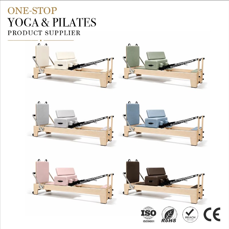 Home Gym No Equipment - YTYIN Pilates-Reformer aus massivem Ahornholz in