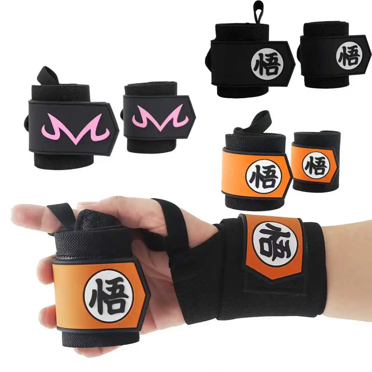 Lifting Straps Wrist - 1 Paar Gym-Sport-Handgelenkbandagen, Handgelenkstütze, Hochleistungs-Trainings-Hebegurte, Protektor