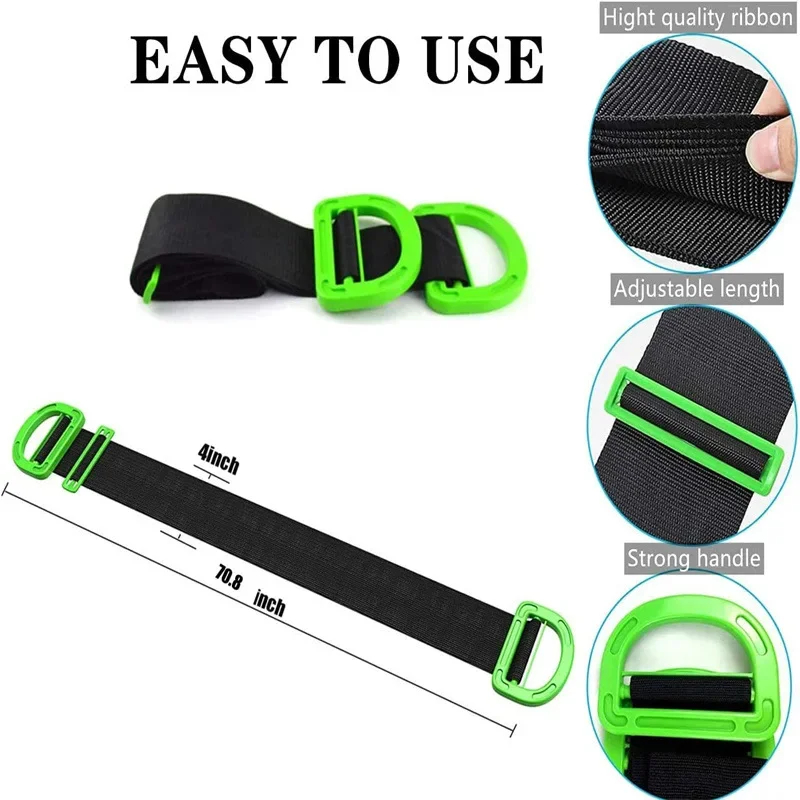 Lifting Straps Wrist - Verstellbare Möbeltransportgurte, Handgelenk-Unterarm-Hebegurte, Schwerlast-Objekttransportgurt für Sofa