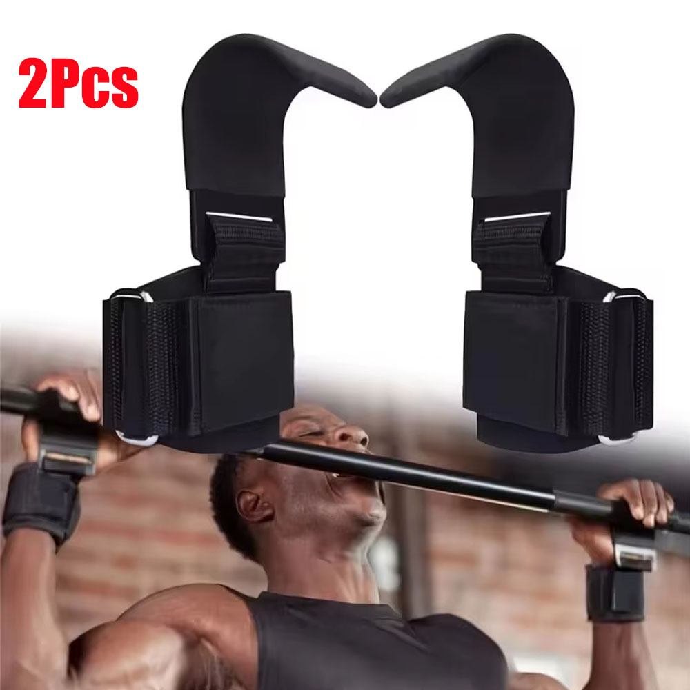 Lifting Straps Wrist - 2 Stück Gewichtheberhaken Rutschfeste Handgelenkstützgurte Hochleistungs-Trainingsgriff