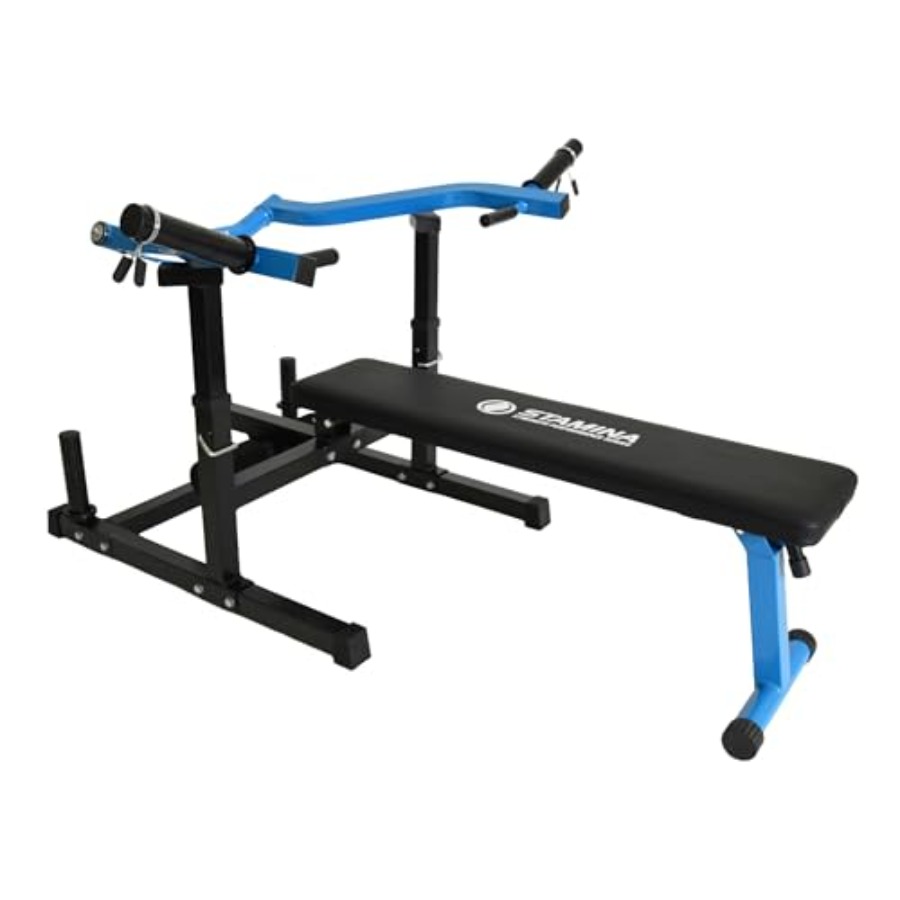 Home Gym With Leg Press - Heimfitness-Krafttrainingsgerät für Brustpresse und Beinstreckung/-beugung Verstellbarer
