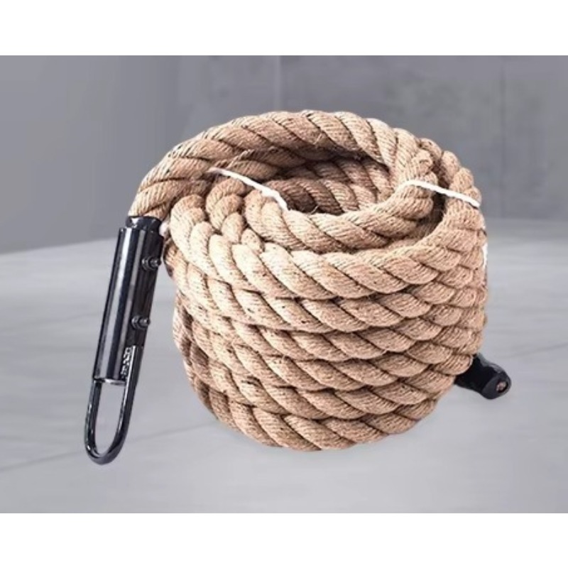 Leg Home Gym Workout - 9m Battle Rope mit stabilem Montagehaken
