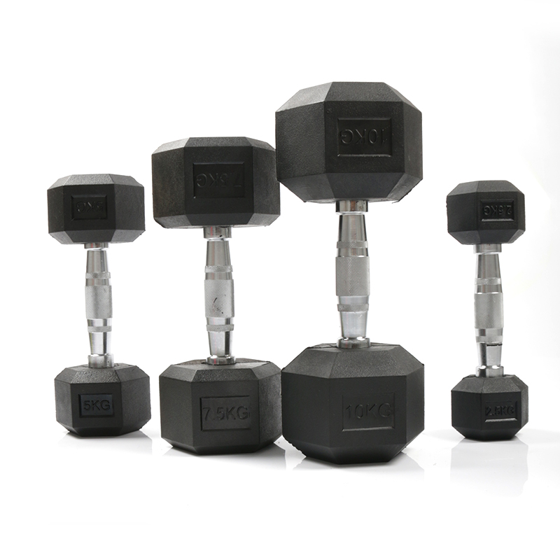 Home Gym No Equipment - Fabrik-Großhandel: Robuste, gummierte Hex-Hanteln – Gewichtsgeräte