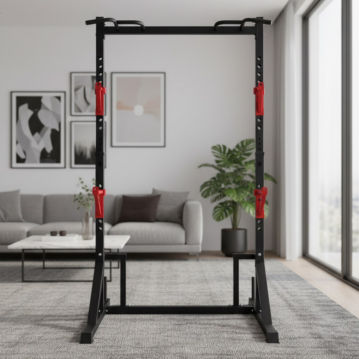 Verstellbares Power Rack mit K – Fitness Home Gym Equipment Bewertung und Preis