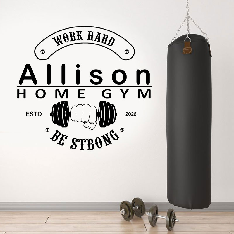 Personalisierter Wandaufkleber – Home Gym Names Bewertung und Preis