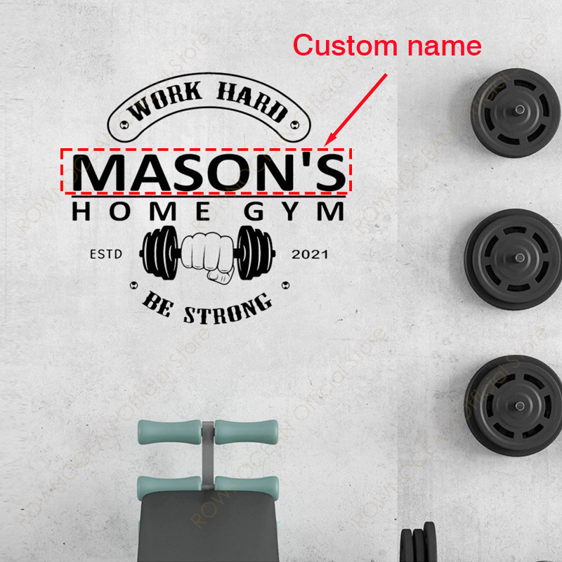 Personalisierter Wandaufkleber – Home Gym Names Bewertung und Preis