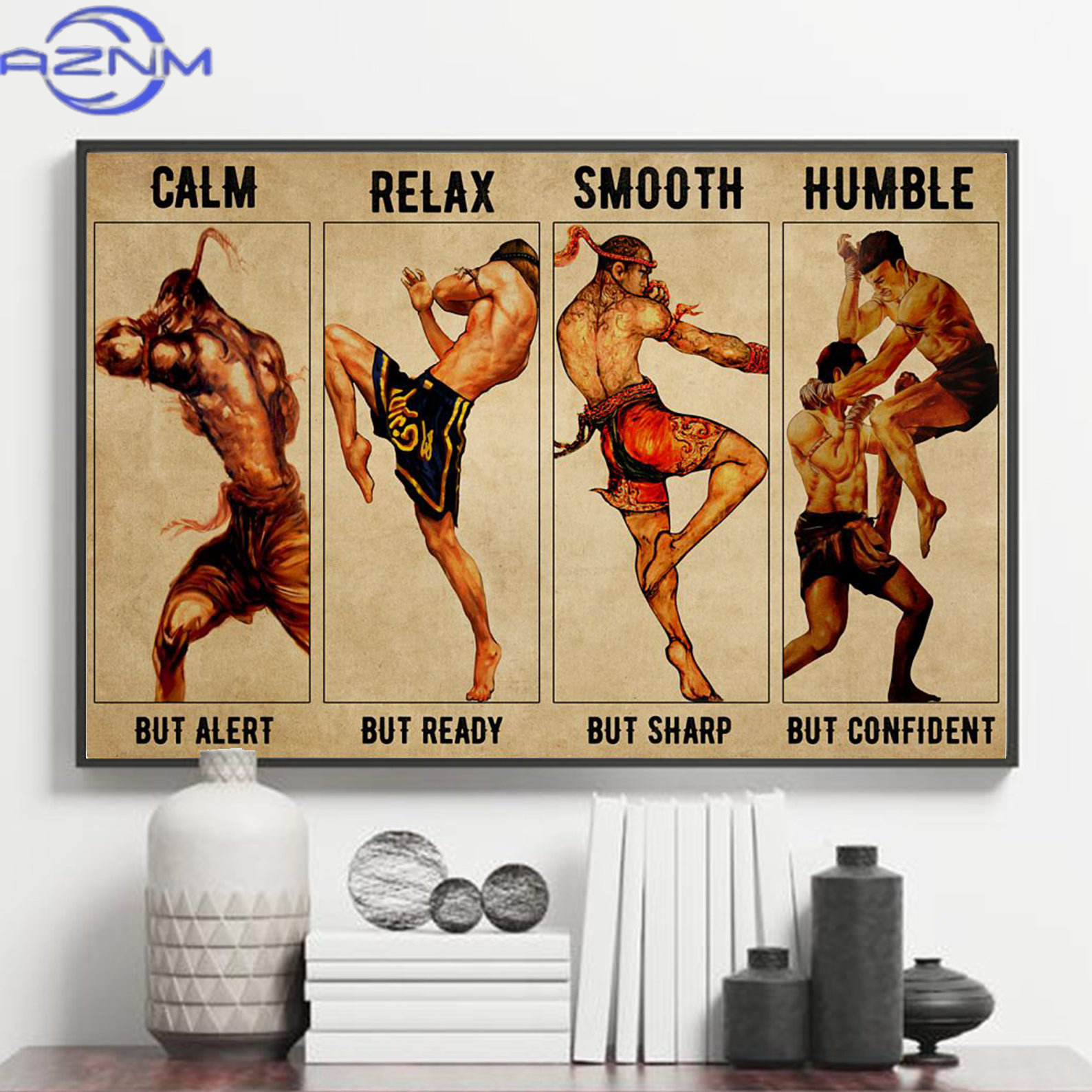 AZNM Vier Muay Thai-Übungen Po – Home Gym Japan Bewertung und Preis