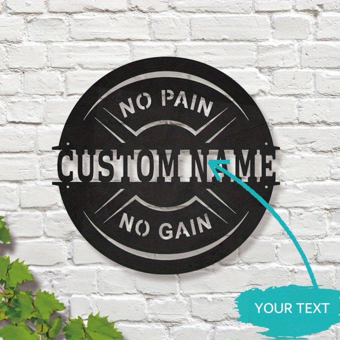 Personalisierte Vintage-Wandku – Home Gym Names Bewertung und Preis
