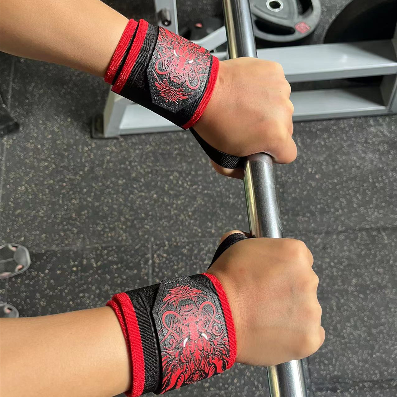 1 paar Chinesischen Drachen Fi – Lifting Straps Wrist Bewertung und Preis