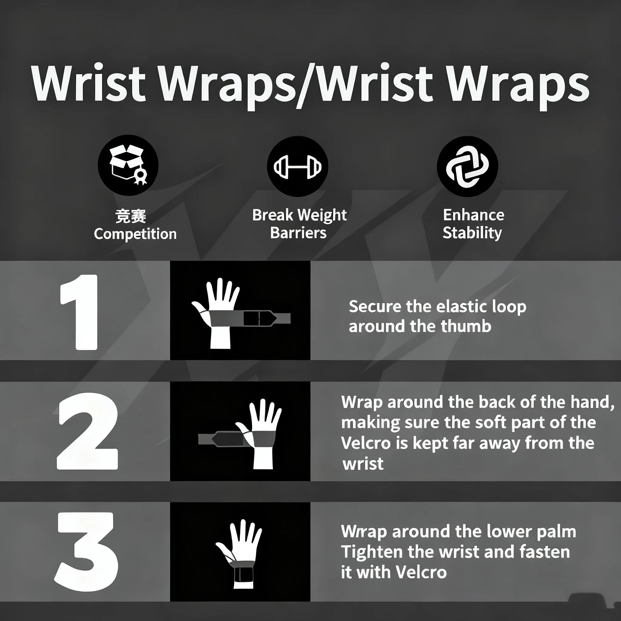 1 Paar Gym-Sport-Handgelenkban – Lifting Straps Wrist Bewertung und Preis