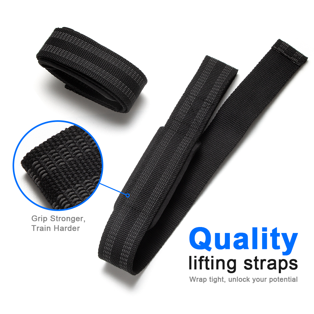 1 Paar gepolsterte Baumwoll-He – Lifting Straps Wrist Bewertung und Preis