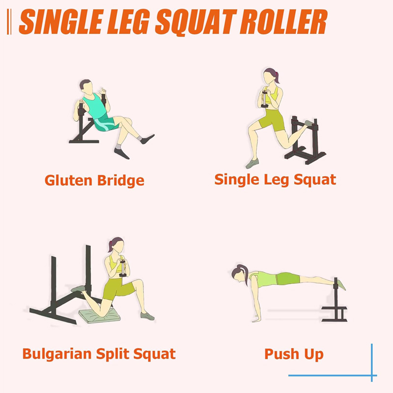 Verstellbarer Einbein-Kniebeug – Leg Home Gym Workout Bewertung und Preis
