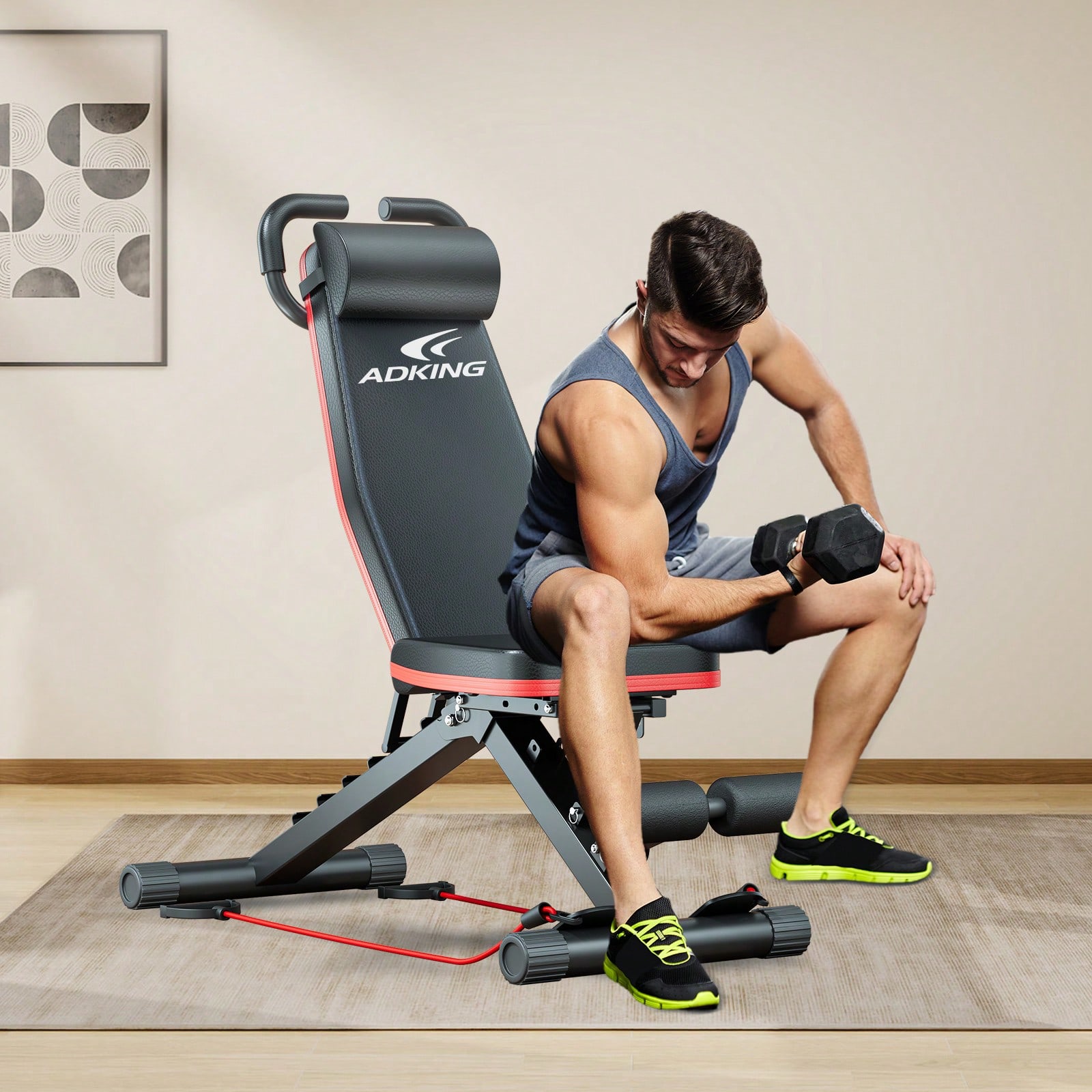 Wadenhebe-Maschine mit Stahlko – Home Gym With Leg Press Bewertung und Preis