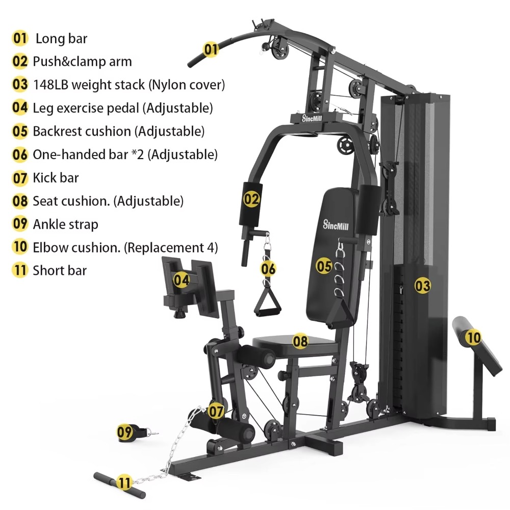 148LB Multifunktionales Heim-F – Home Gym Half Rack Bewertung und Preis