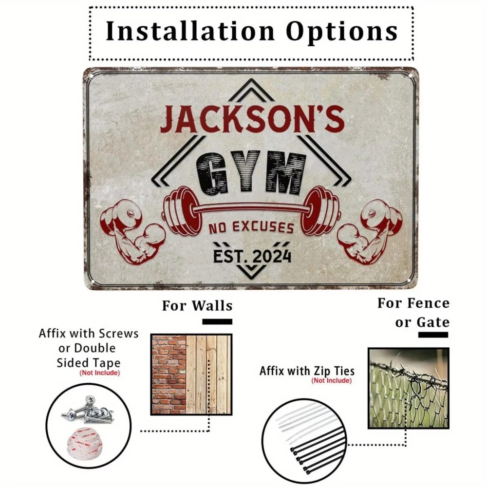 Personalisiertes Vintage-Namen – Home Gym Names Bewertung und Preis