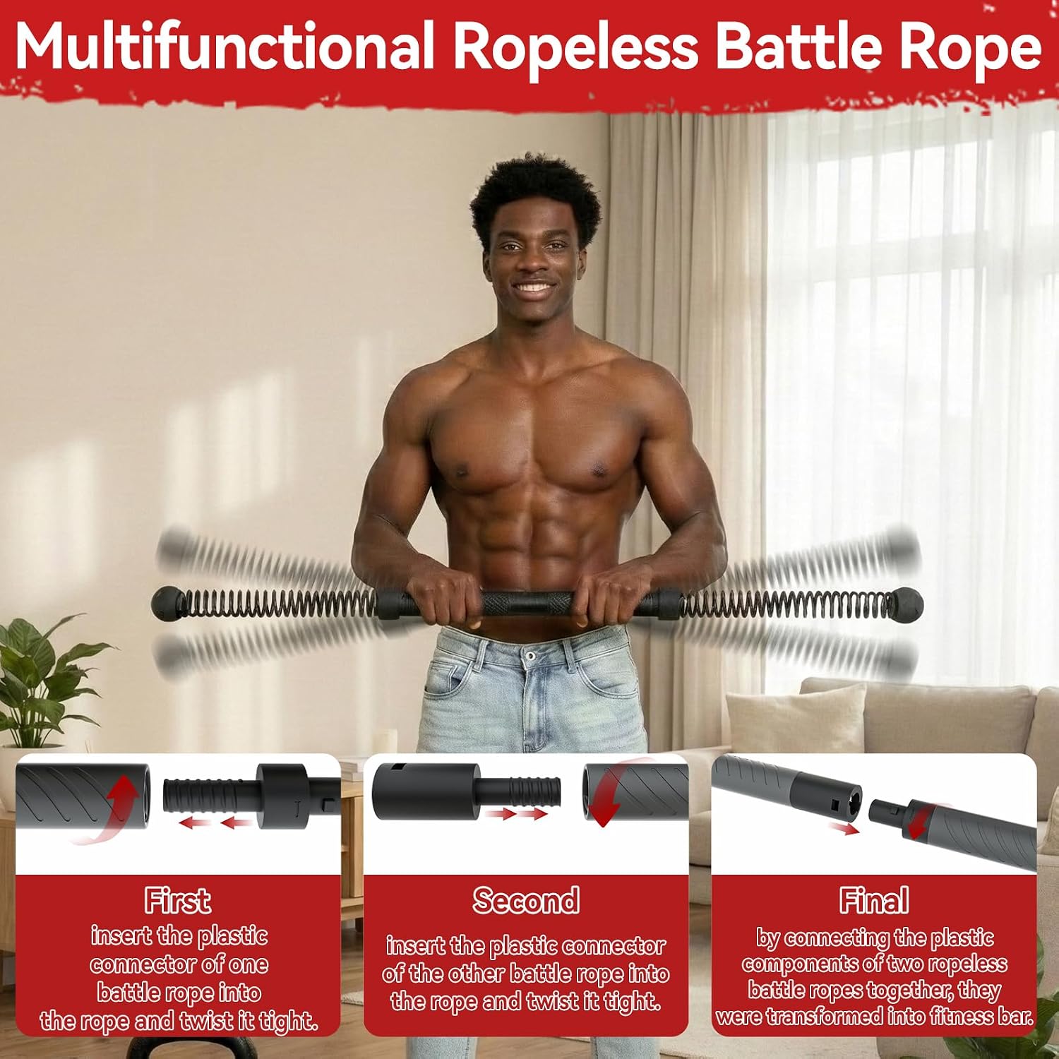 2-in-1 Verbessertes kabelloses – Fitness Home Gym Equipment Bewertung und Preis