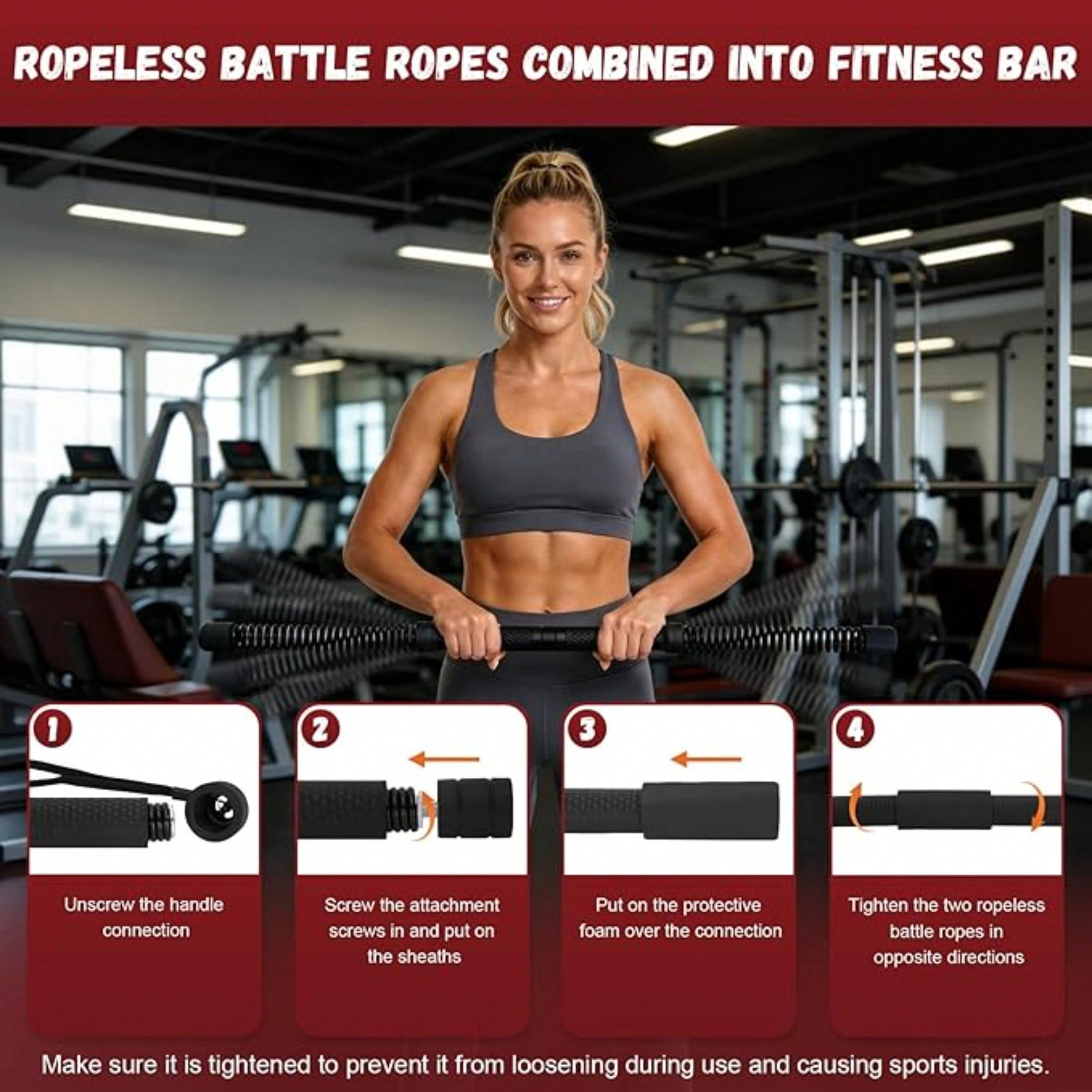 2-in-1 Verbessertes kabelloses – Fitness Home Gym Equipment Bewertung und Preis