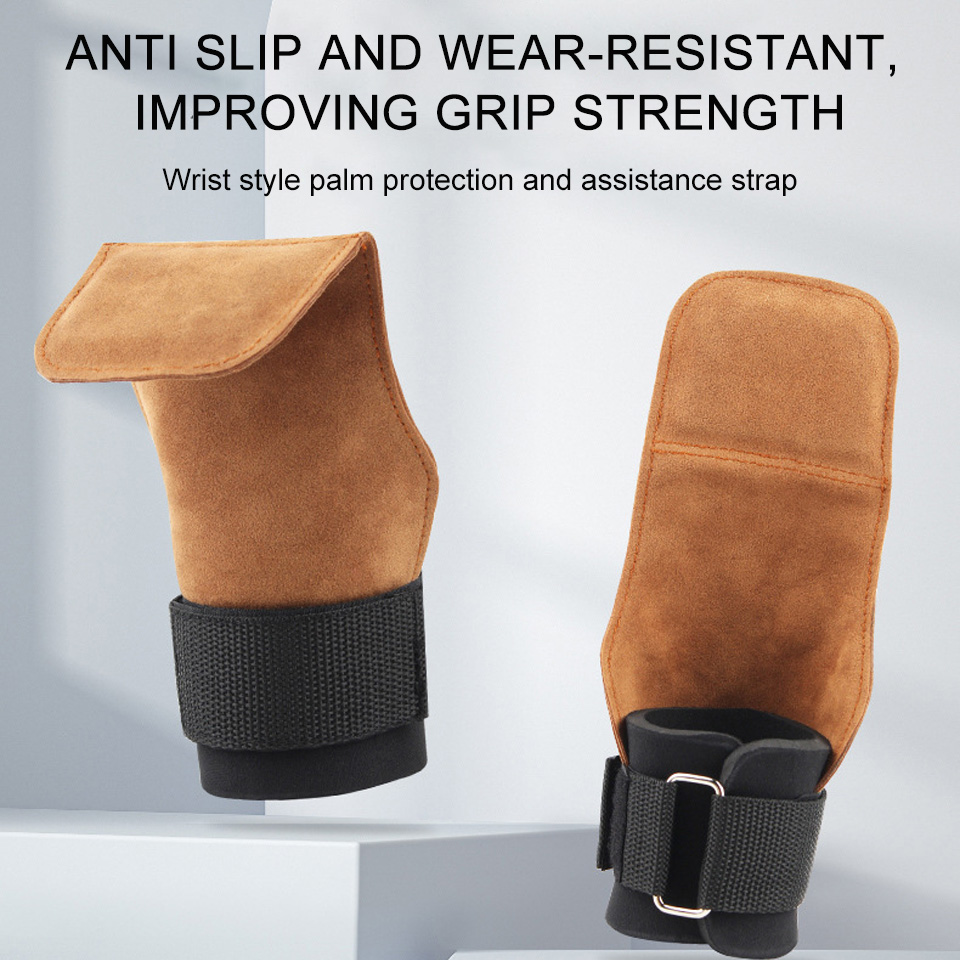 1Pcs Rindsleder Gym Handschuhe – Lifting Straps Wrist Bewertung und Preis