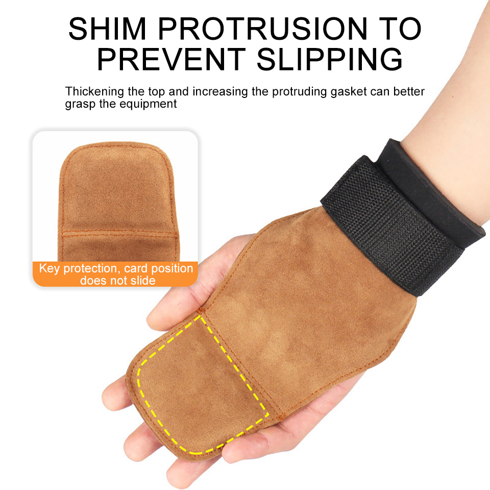 1Pcs Rindsleder Gym Handschuhe – Lifting Straps Wrist Bewertung und Preis