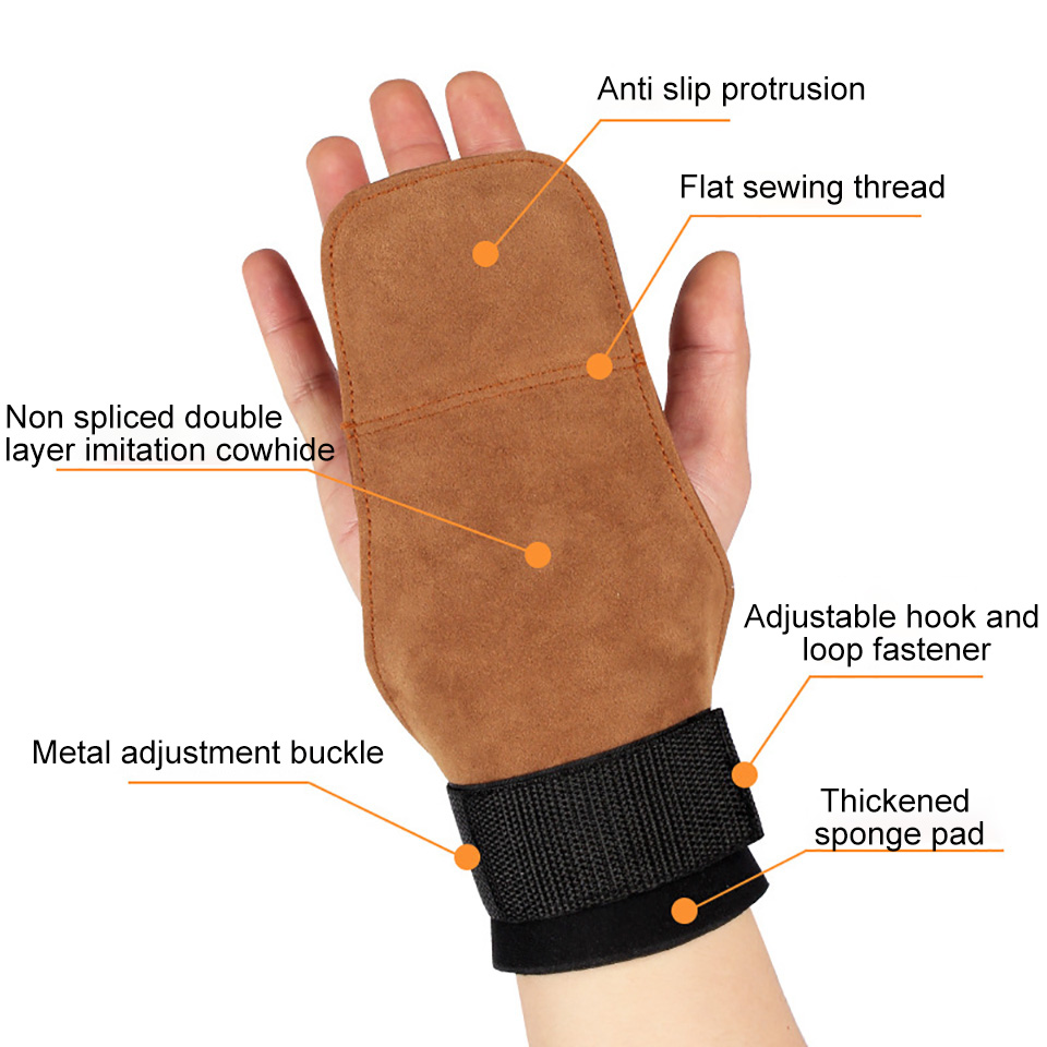 1Pcs Rindsleder Gym Handschuhe – Lifting Straps Wrist Bewertung und Preis