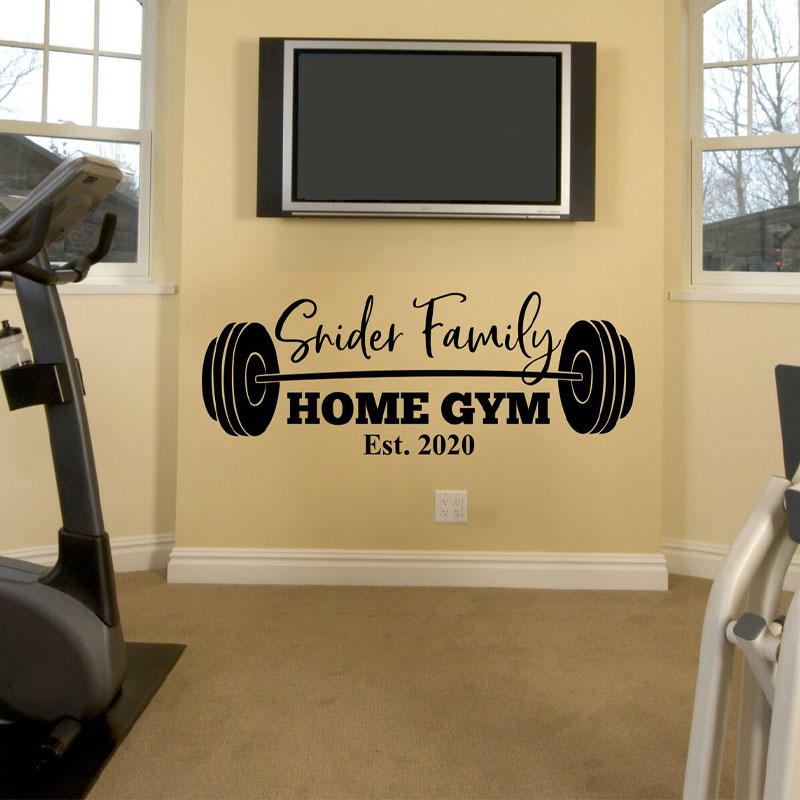 Personalisierter Familienname  – Home Gym Names Bewertung und Preis