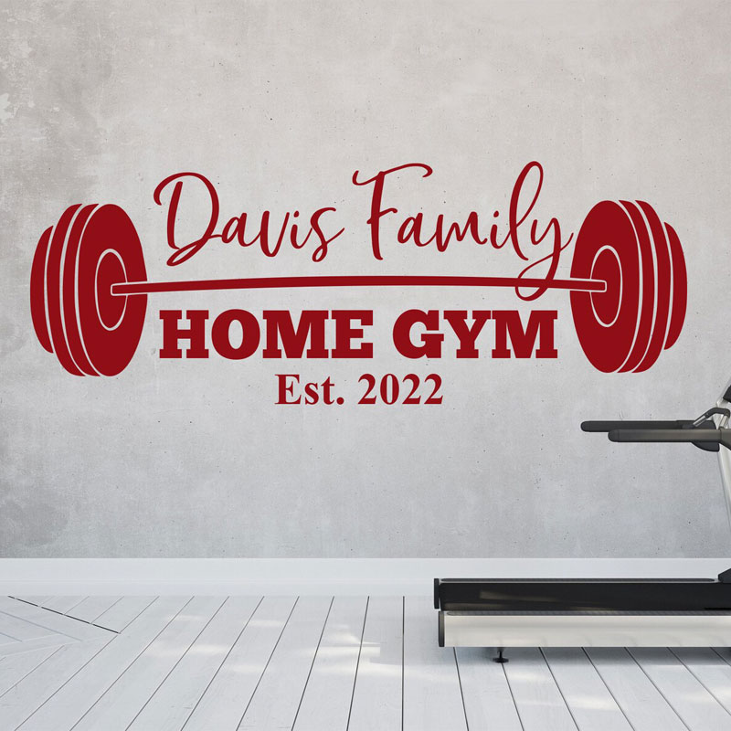 Personalisierter Familienname  – Home Gym Names Bewertung und Preis