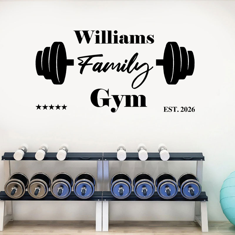 Benutzerdefinierter Wand-Aufkl – Home Gym Names Bewertung und Preis