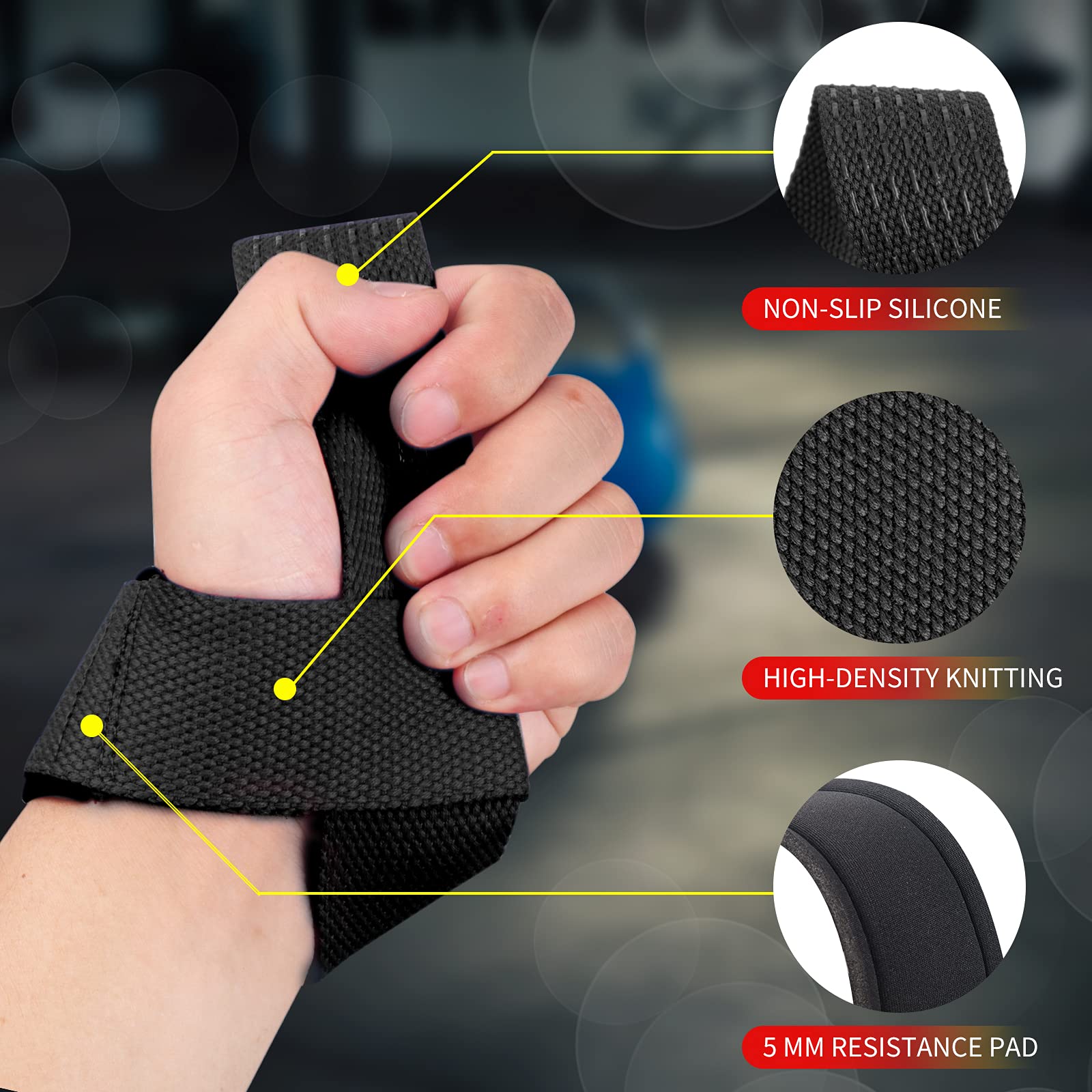 2 Stück Fitness-Hebegurte, Rut – Lifting Straps Wrist Bewertung und Preis